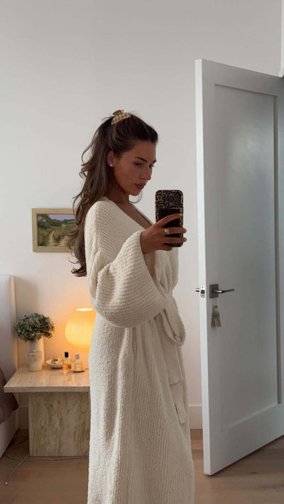 Women's Casual Double-Sided Fleece Robe (Private Listing U5473682)