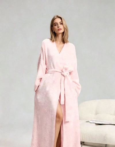 Women's Casual Double-Sided Fleece Robe (Private Listing U5473682)