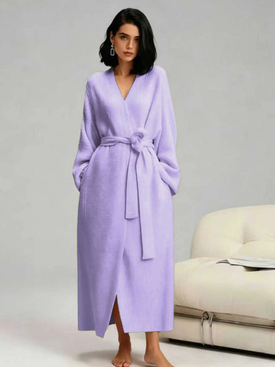 Women's Casual Double-Sided Fleece Robe (Private Listing U5473682)